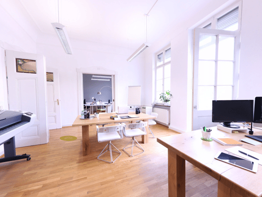 Büro zur Miete provisionsfrei 1.030 € 2 Zimmer 75 m² Bürofläche Moltkestraße 39 Nordstadt Karlsruhe 76133