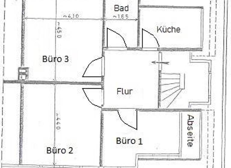 Bürogebäude zur Miete 1.834 € 87,4 m² Bürofläche Volksdorf Hamburg 22359