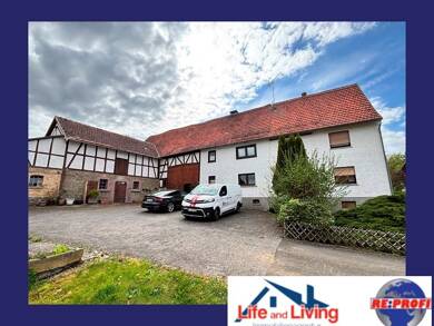 Bauernhaus zum Kauf 183.000 € 6 Zimmer 136 m² 3.009 m² Grundstück Plattenweg 6 Ermenrod Feldatal 36325