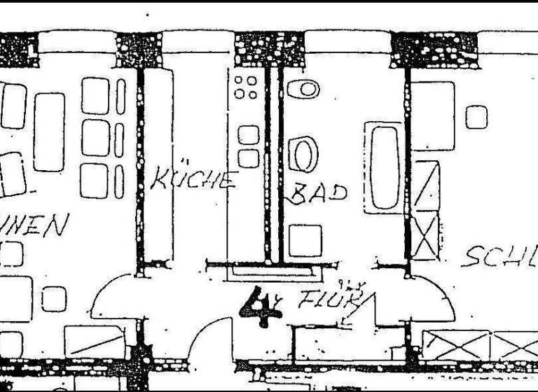 Wohnung zur Miete 600 € 2 Zimmer 75 m² 2. Geschoss frei ab sofort Kleine Bahnhofstraße 15 a Zella-Mehlis 98544