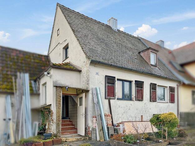 Einfamilienhaus zum Kauf provisionsfrei 185.000 € 5 Zimmer 84,8 m² 1.180 m² Grundstück Ansbach 91522
