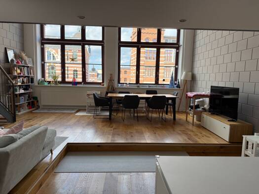 Maisonette zur Miete 2.050 € 4,5 Zimmer 130 m² Geschoss 2/4 frei ab 26.10.2026 Schleußig Südwest 04229