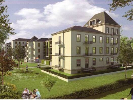 Wohnung zur Miete 467 € 2 Zimmer 51,6 m² EG Stauffenbergallee 12h Albertstadt Dresden 01099