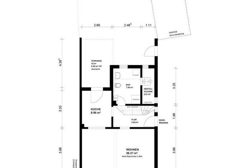 Doppelhaushälfte zum Kauf provisionsfrei 399.000 € 3 Zimmer 86 m² 642 m² Grundstück Am Rickmers Park 29 Horn Bremen 28359
