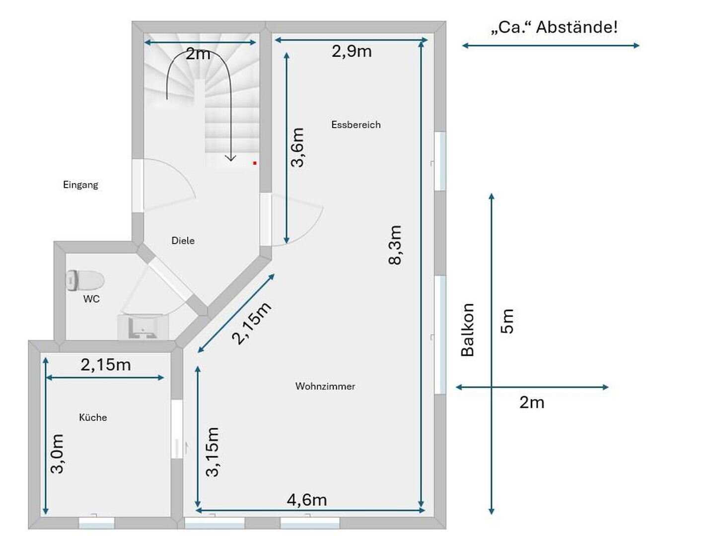 Maisonette zum Kauf provisionsfrei 420.000 € 3 Zimmer 93,3 m²<br/>Wohnfläche 1.<br/>Geschoss 01.04.2025<br/>Verfügbarkeit Obernau Aschaffenburg 63743