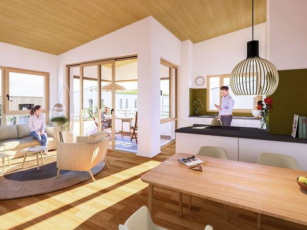 Penthouse zum Kauf - Erstbezug provisionsfrei 529.900 € 3,5 Zimmer 95,3 m² 3. Geschoss Albert-Magg-Straße 18 Laupheim Laupheim 88471