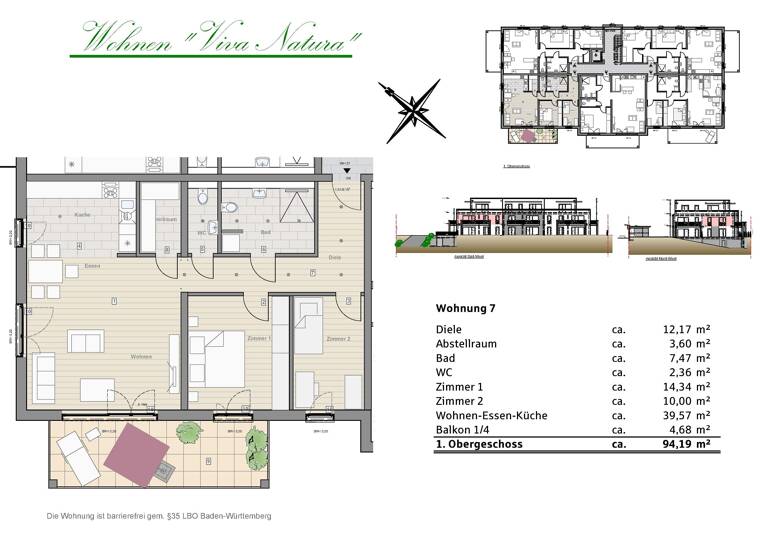 Wohnung zum Kauf provisionsfrei 437.200 € 3 Zimmer 94,2 m²<br/>Wohnfläche Lahr Lahr 77933