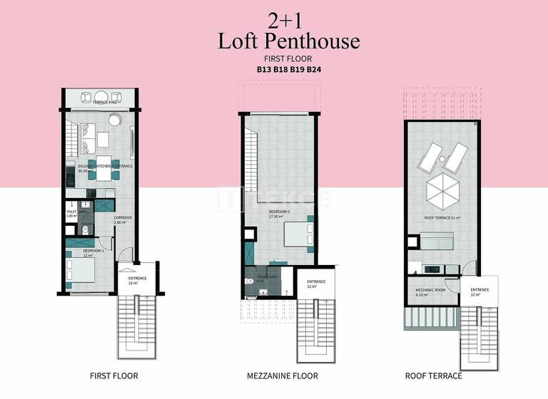 Penthouse zum Kauf 499.000 € 3 Zimmer 73 m² 1. Geschoss Girne 99410