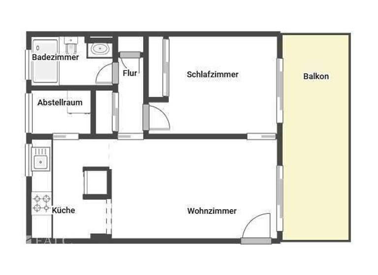 WG-Zimmer zum Kauf provisionsfrei 450.000 € 2 Zimmer 45 m² 1. Geschoss Palma 07610