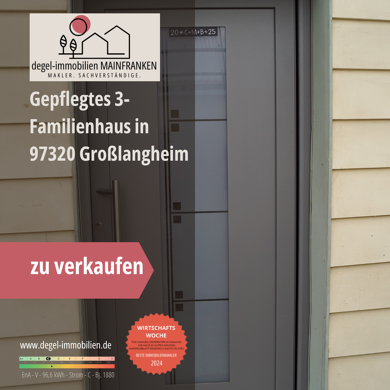 Mehrfamilienhaus zum Kauf 265.000 € 7 Zimmer 210 m² 420 m² Grundstück Großlangheim 97320
