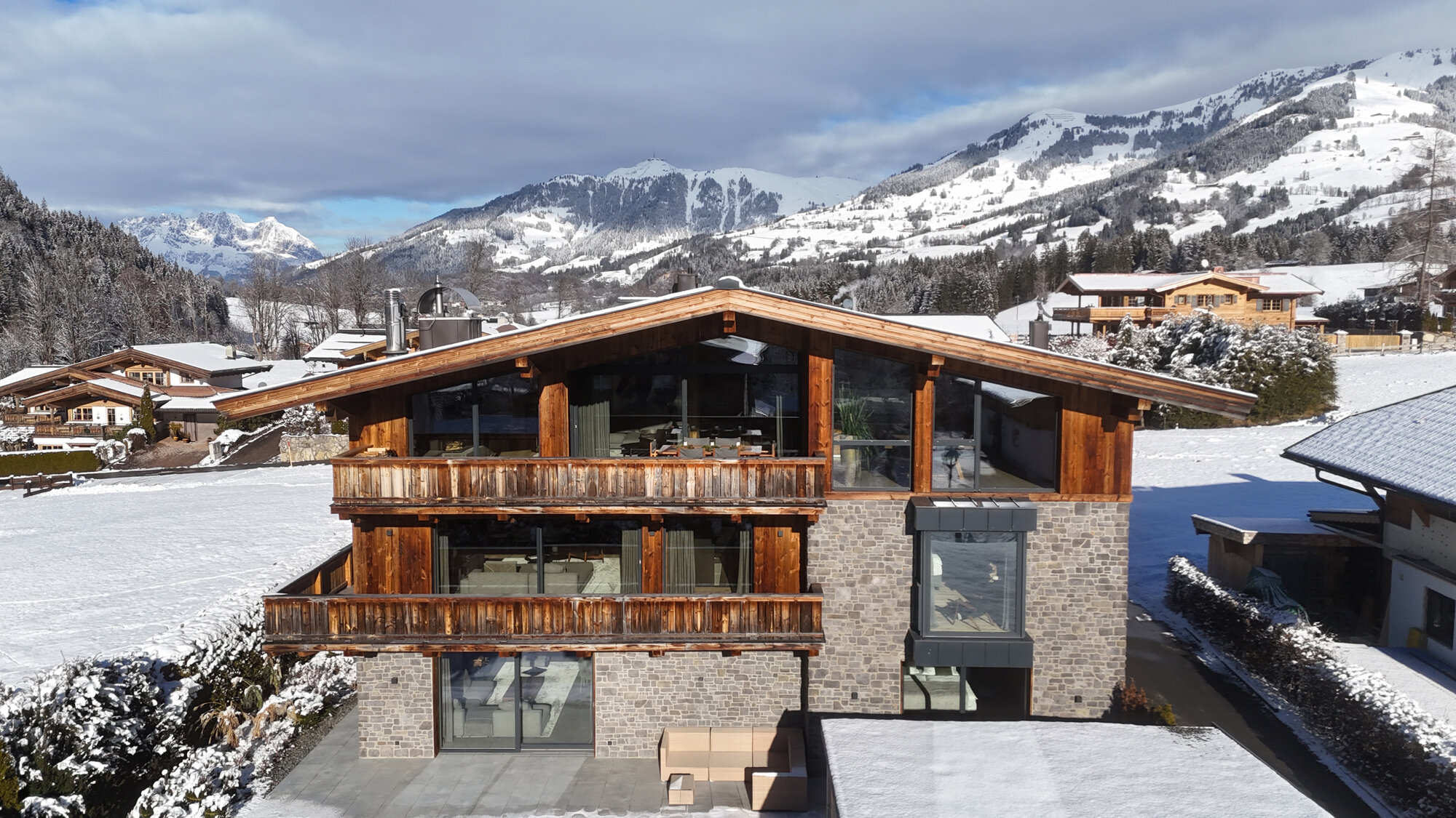 Terrassenwohnung zum Kauf 2.850.000 € 3 Zimmer 186 m²<br/>Wohnfläche EG<br/>Geschoss Aurach bei Kitzbühel 6371