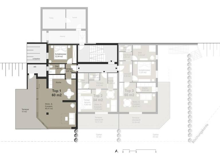 Terrassenwohnung zum Kauf provisionsfrei 406.200 € 2 Zimmer 60 m² EG frei ab 31.12.2026 Millstatt am See 9872