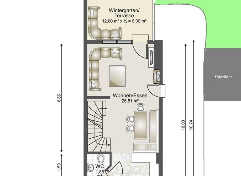 Reihenendhaus zum Kauf 598.000 € 5 Zimmer 112 m² 236,5 m² Grundstück Stupferich Karlsruhe / Stupferich 76228