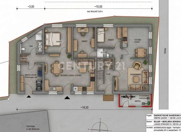 Mehrfamilienhaus zum Kauf als Kapitalanlage geeignet 350.000 € 8 Zimmer 80 m² 1.080 m² Grundstück Feldstetten Laichingen 89150