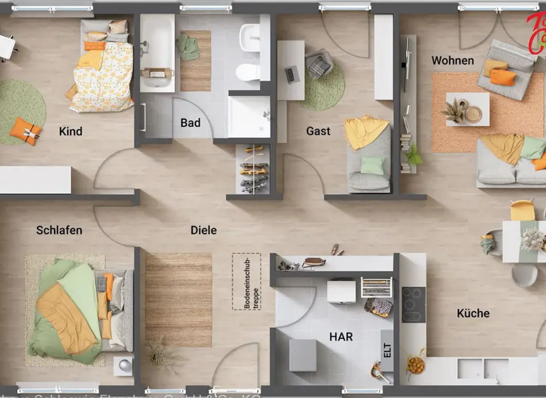 Mehrfamilienhaus zum Kauf 180.000 € 6 Zimmer 114 m² 654 m² Grundstück Nübbel 24809