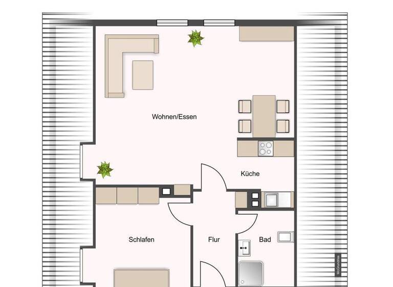 Wohnung zum Kauf 269.000 € 2,5 Zimmer 60 m² Bad Cannstatt Stuttgart 70374