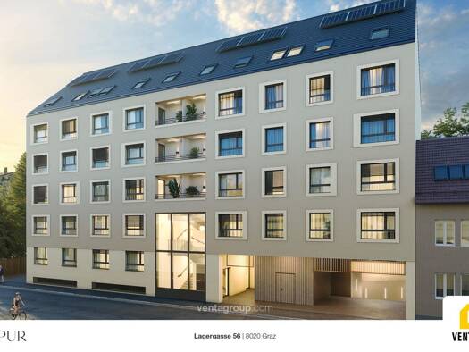 Penthouse zum Kauf 457.769 € 2 Zimmer 57,5 m² 5. Geschoss Lagergasse Gries Graz 8020