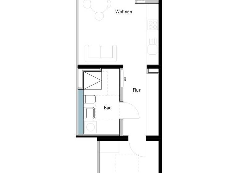 Wohnung zur Miete 2,5 Zimmer 60 m² 1. Geschoss frei ab 30.04.2029 Stühlinger Freiburg im Breisgau 79106