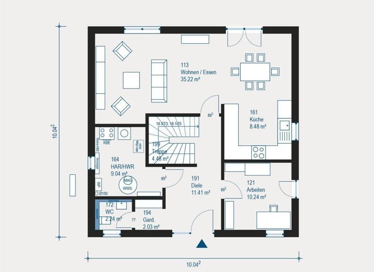 Einfamilienhaus zum Kauf 322.927 € 5 Zimmer 163,5 m² 654 m² Grundstück Kirchseifen 57537