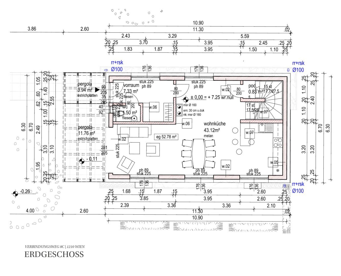 Einfamilienhaus zum Kauf 620.000 € 5 Zimmer 125 m²<br/>Wohnfläche 358 m²<br/>Grundstück 30.06.2025<br/>Verfügbarkeit Verbindungsweg 8 Wien 1210