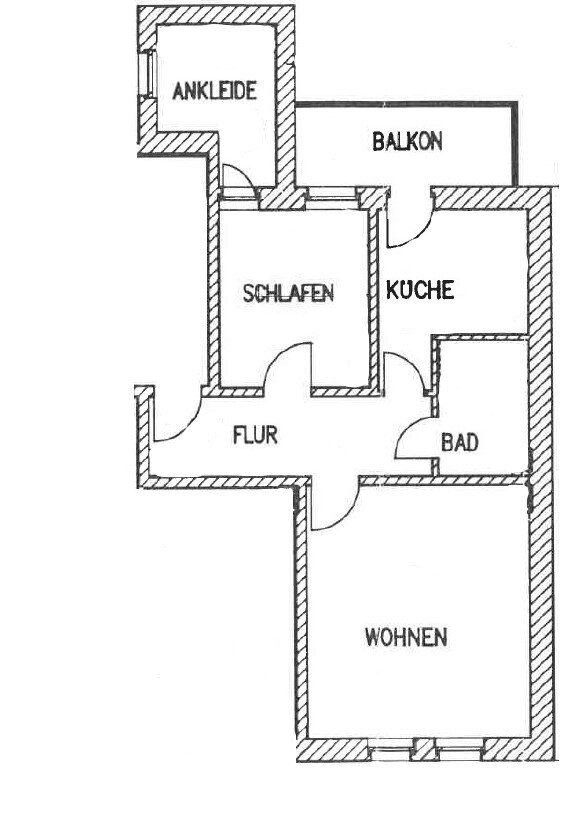 Wohnung zur Miete 415 € 2 Zimmer 55 m²<br/>Wohnfläche 1.<br/>Geschoss Stolzestraße 7 Eisenach Eisenach 99817