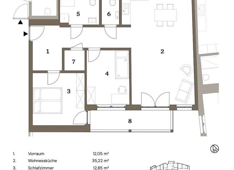 Wohnung zum Kauf - Erstbezug 519.900 € 3 Zimmer 80,6 m² Bad Aussee 8990
