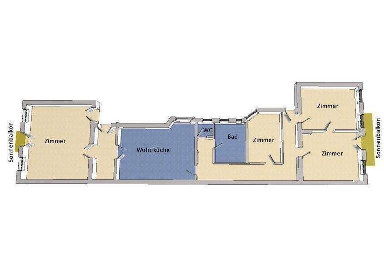 Wohnung zum Kauf 695.000 € 4 Zimmer 175 m² Pankow Berlin 13187