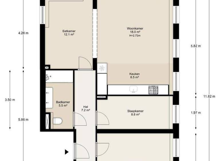Haus zum Kauf 850.000 € 3 Zimmer 83 m² stadionweg 164 2 amsterdam 1077 TB