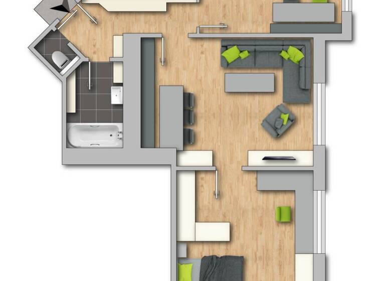 Wohnung zum Kauf 269.500 € 2,5 Zimmer 65 m² Wien,Favoriten 1100