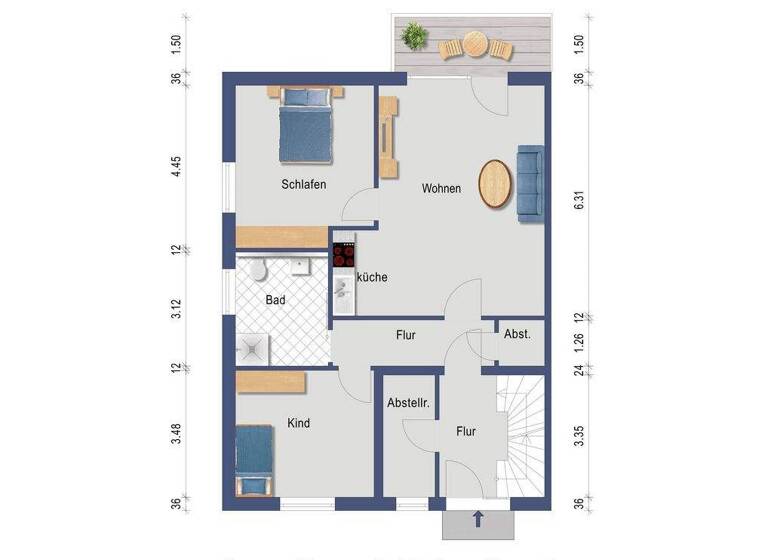 Wohnung zum Kauf 294.500 € 3 Zimmer 80 m² Heiligenhafen 23774