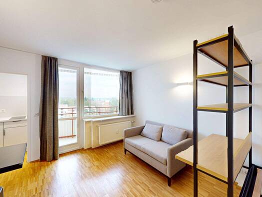 Studio zur Miete 595 € 1 Zimmer 27,1 m² 1. Geschoss Paul-Gossen-Straße 119 Erlangen-Süd Erlangen 91052