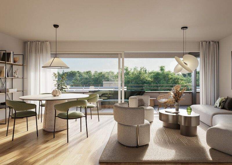 Wohnen mit Komfort - moderne 3-Zimmer-Neubauwohnung mit sonnigem Balkon