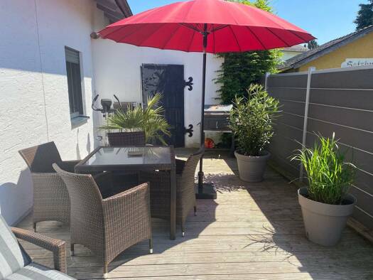 Bungalow zur Miete 1.500 € 2 Zimmer 80 m² 130 m² Grundstück Kammering Waging a. See 83329
