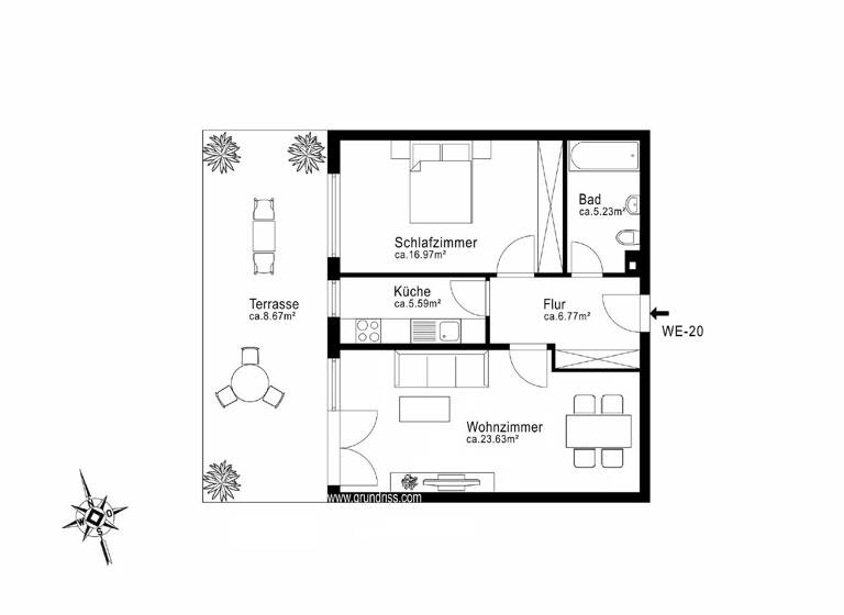 Wohnung zum Kauf 449.000 € 2 Zimmer 67 m² Laim München 80689