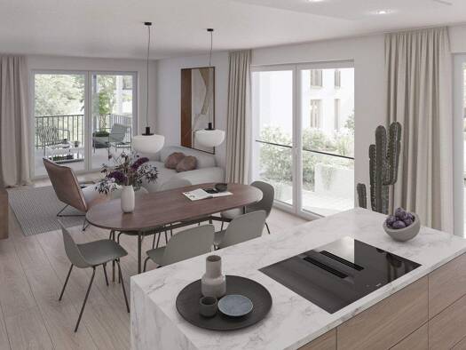 Wohnung zum Kauf - Neubau provisionsfrei 404.500 € 2 Zimmer 58 m² 1. Geschoss Auggener Weg 6a Müllheim 79379