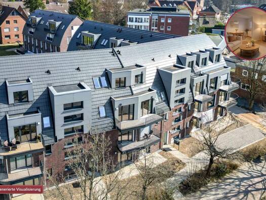 Wohnung zum Kauf - Erstbezug 539.000 € 3 Zimmer 76,9 m² Poppenbüttel Wandsbek 22399
