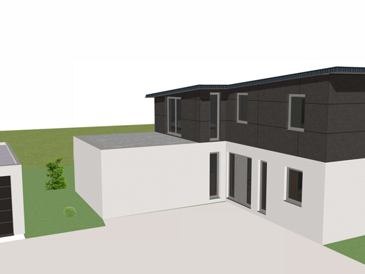 Doppelhaushälfte zum Kauf 95.000 € 710 m² Grundstück frei ab sofort Am Schäferberg 17 Meerane 08393