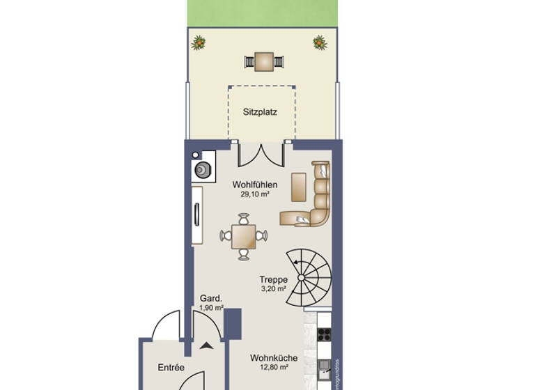 Reihenmittelhaus zum Kauf 419.000 € 5,5 Zimmer 123 m² Rielasingen Rielasingen-Worblingen 78239