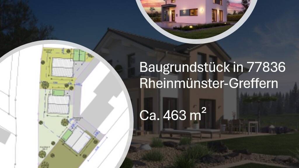 Grundstück zum Kauf provisionsfrei 188.804 € 465 m² Grundstück Greffern Rheinmünster 77836