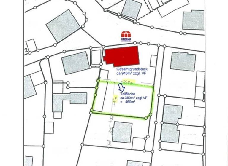 Grundstück zum Kauf 250.000 € 460 m² Grundstück Rückersdorf Rückersdorf , Mittelfr 90607