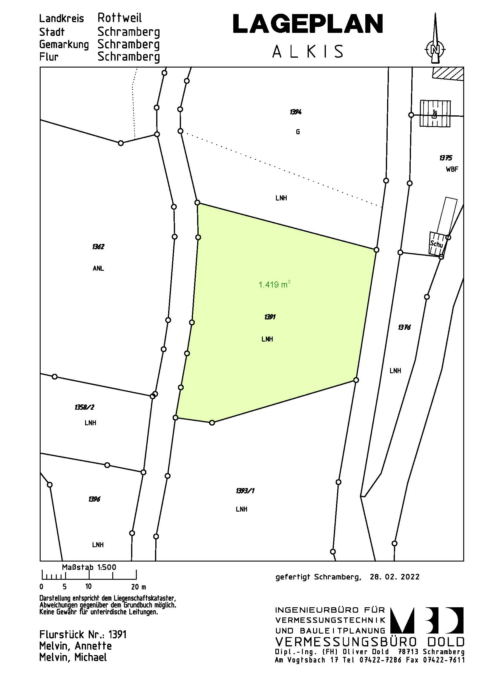 Grundstück zum Kauf provisionsfrei 357.000 € 1.428 m²<br/>Grundstück Schramberg Schramberg 78713