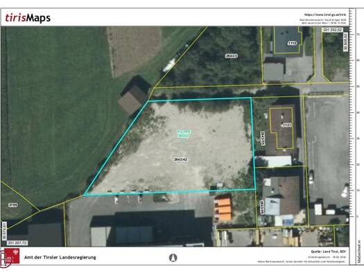 Grundstück zur Miete 1.861 m² Grundstück Imst 6460