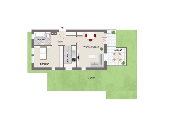 Wohnung zum Kauf 249.000 € 2 Zimmer 64 m²<br/>Wohnfläche Bad Reichenhall Bad Reichenhall 83435