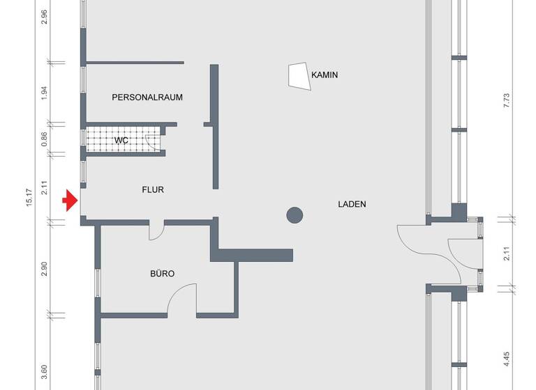 Laden zur Miete 5,60 € 1 Zimmer 175 m² Verkaufsfläche Baiersbronn 72270