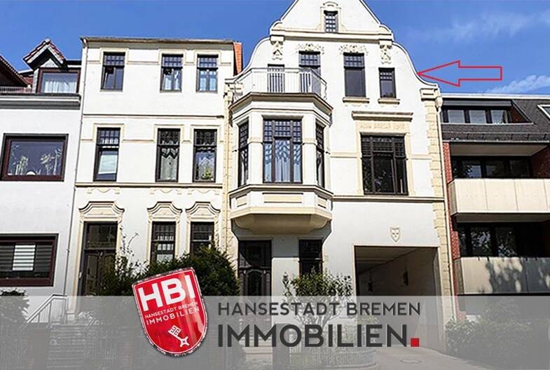 Wohnung zur Miete 950 € 3 Zimmer 86 m² Dachgeschoss Riensberg Bremen 28213