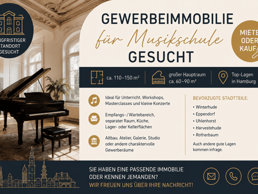 Atelier zur Miete provisionsfrei 3.000 € 150 m² Bürofläche Uhlenhorst Nord 22087