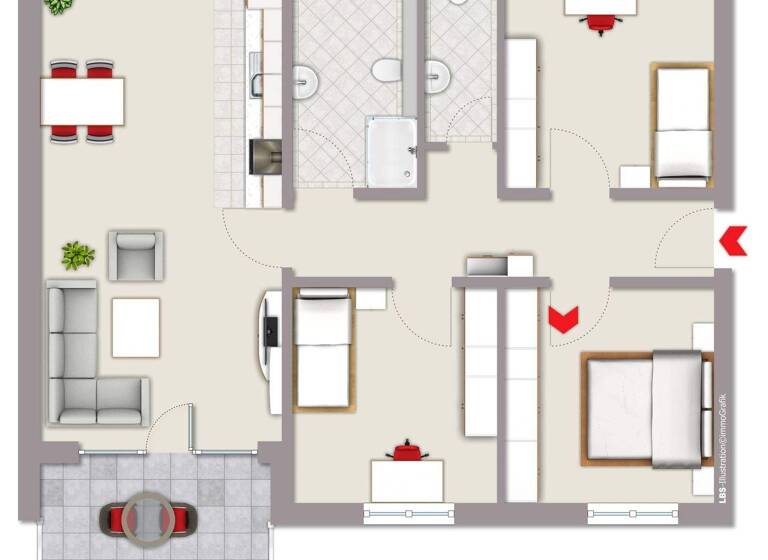 Wohnung zum Kauf - Erstbezug provisionsfrei 340.000 € 4 Zimmer 92,8 m² Büttenberg Ennepetal 58256