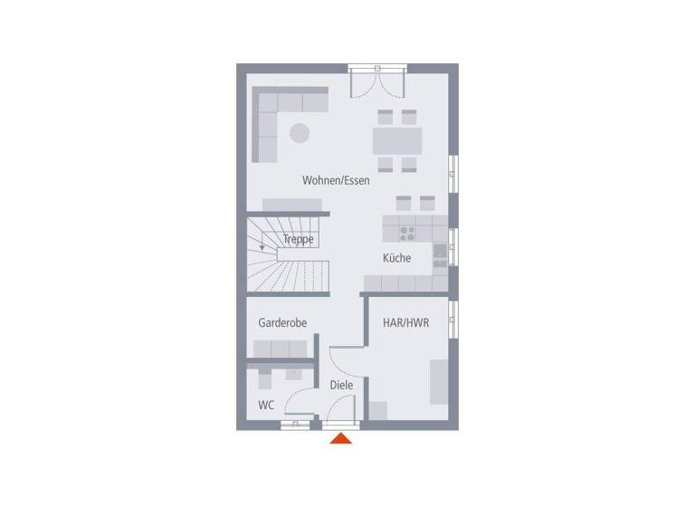 Doppelhaushälfte zum Kauf provisionsfrei 554.000 € 4 Zimmer 107 m² 261 m² Grundstück Hessigheim 74394