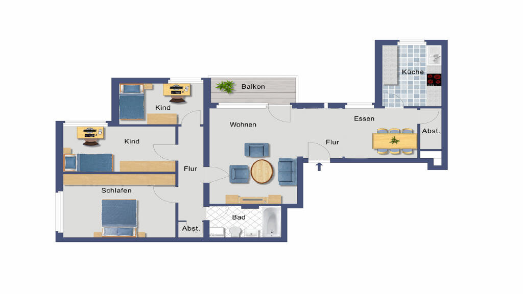 Wohnung zum Kauf 349.000 € 4 Zimmer 85 m²<br/>Wohnfläche Weiden Köln 50859