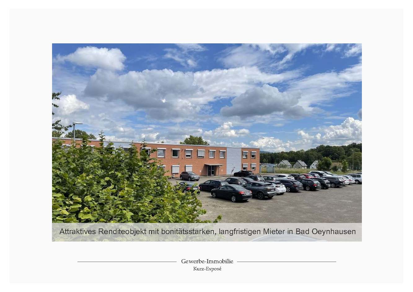 Bürogebäude zum Kauf als Kapitalanlage geeignet 1.462 m²<br/>Grundstück Bad Oeynhausen Bad Oeynhausen 32547